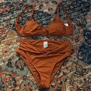 Size medium Lana bottom and Bella top in Amber